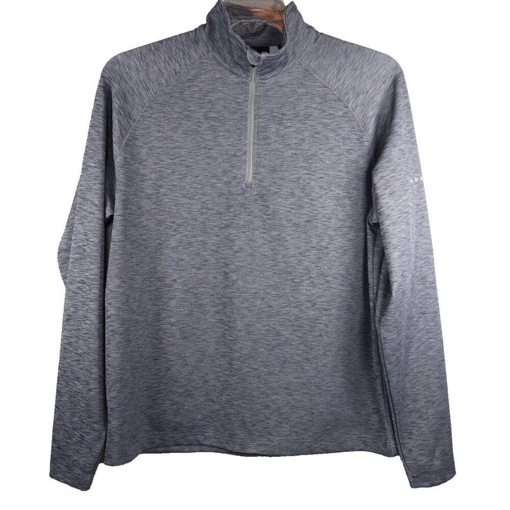 Dunning Golf Quarter-Zip Performance Pullover Mens Small Gray Activewear Outdoor